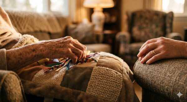 L'agitation du soir Alzheimer — ce que j'ai essayé, ce qui a marché