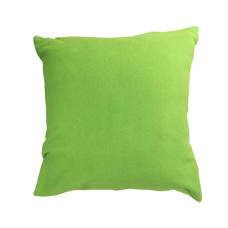 Housse coussin sensoriel alzheimer verte, enveloppe seule
